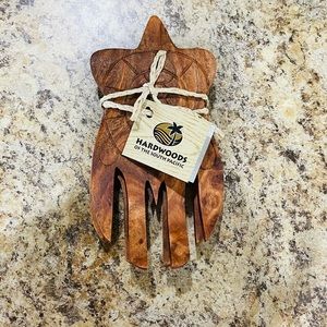 Hardwoods of the South Pacific Salad Serving  Set